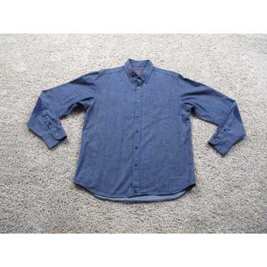 UNTUCKit UNTUCKit Shirt Mens Large Blue Button Up… - image 1