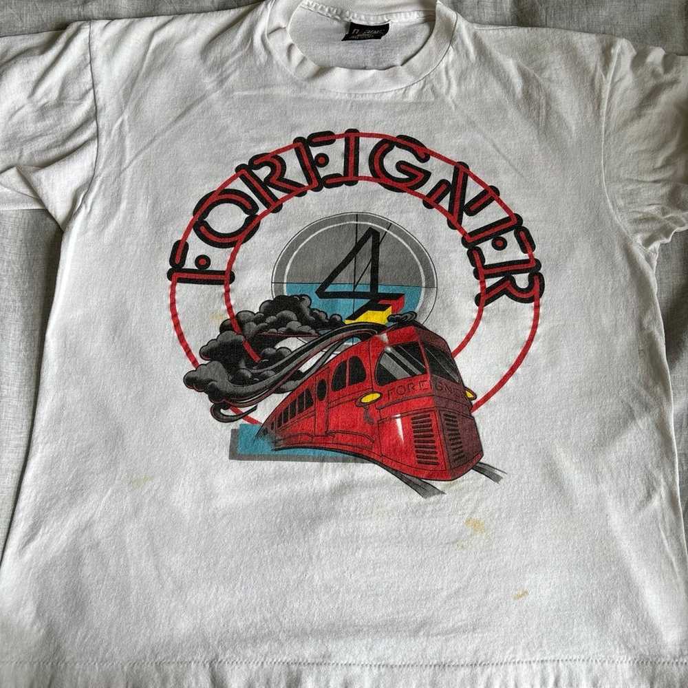 Vintage 1993 FOREIGNER World Tour Tshirt - image 1