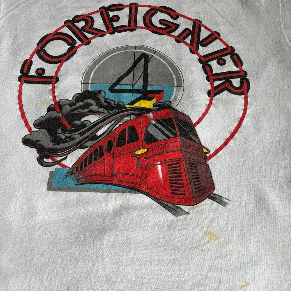 Vintage 1993 FOREIGNER World Tour Tshirt - image 2