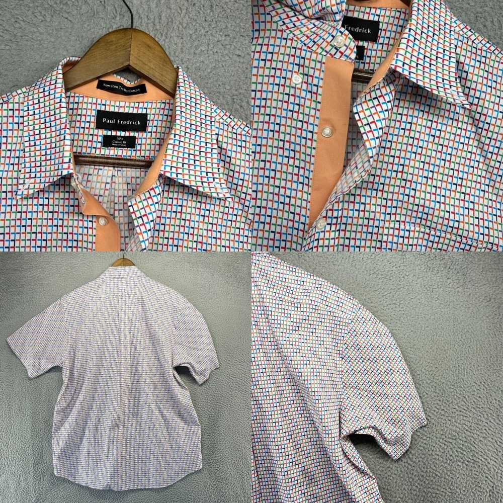 Vintage Paul Fredrick Shirt men's 16.5 Large Whit… - image 4