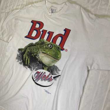 Vintage budweiser shirt frogs - Gem