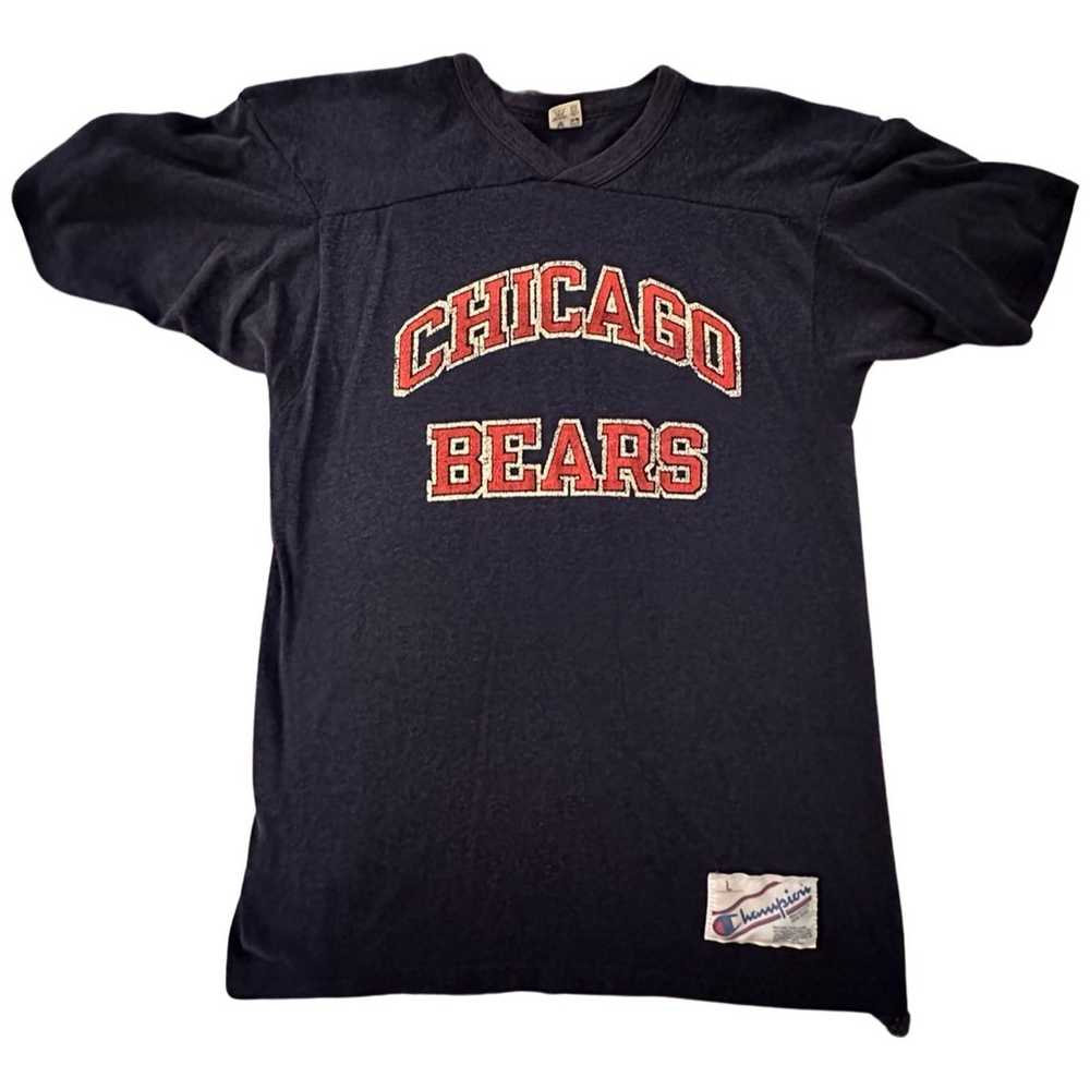 Vintage 1980s Champion Chicago Bears T-Shirt - Na… - image 1