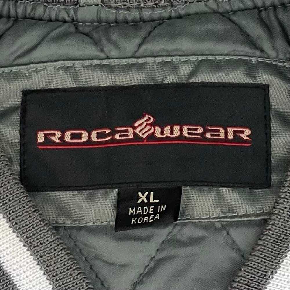 Rocawear Vtg 2000’s RocaWear Satin Baseball Jacket - image 4