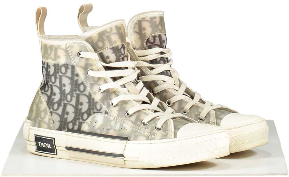 Christian Dior White B23 High top Trainers UK 10 … - image 2