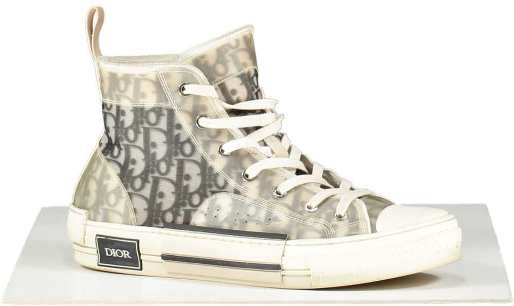 Christian Dior White B23 High top Trainers UK 10 … - image 3