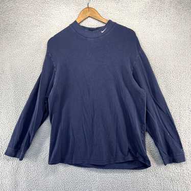 Nike Vintage Nike Shirt men's Medium Blue Turtlen… - image 1