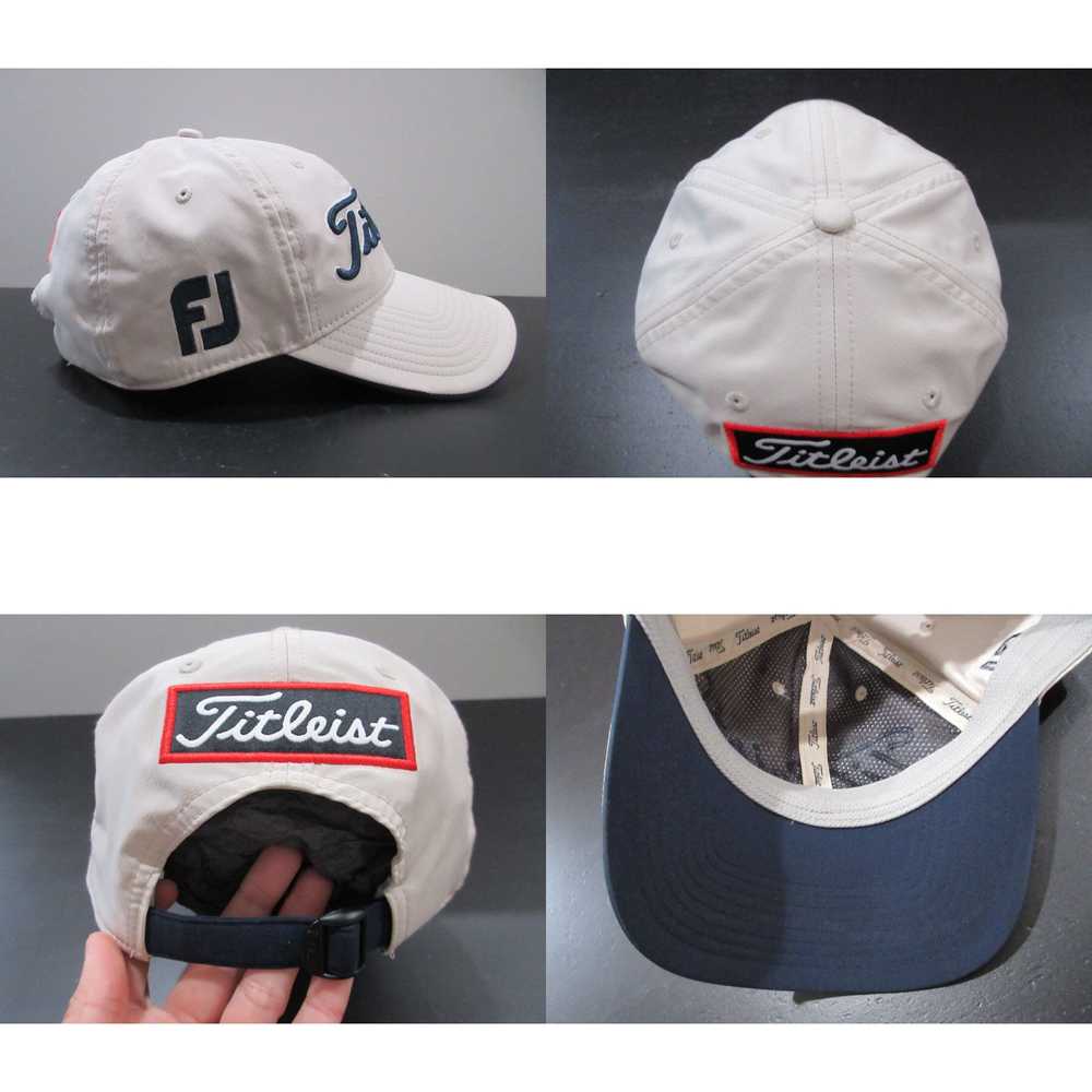 Titleist Titleist Hat Cap Strap Back Brown Blue G… - image 4
