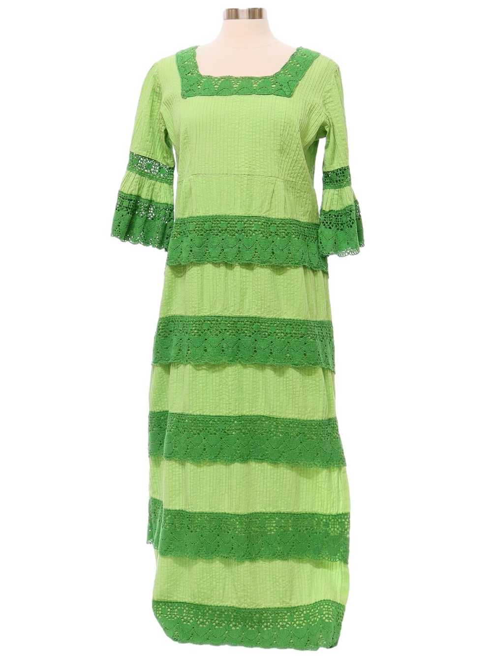 1960's Hippie Maxi Dress - image 1