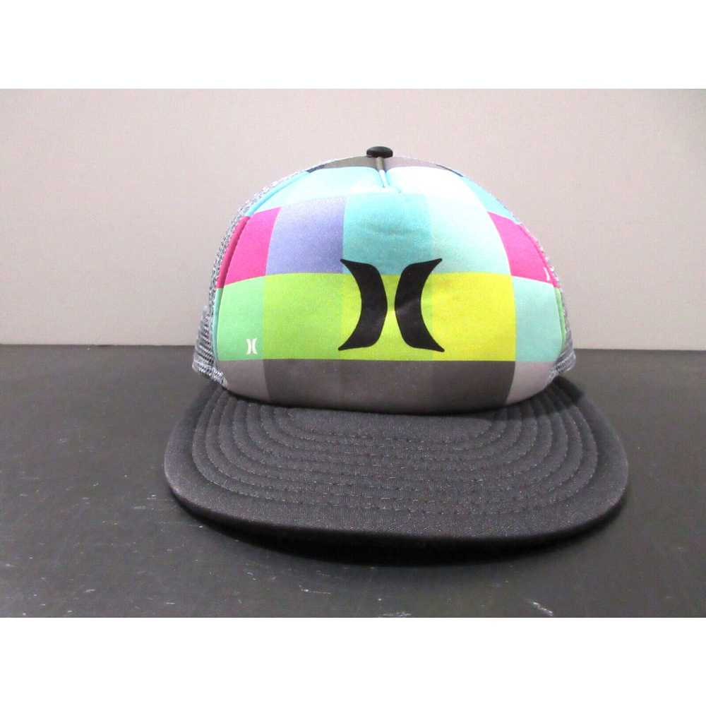 Hurley Hurley Hat Cap Snap Back Black Gray Trucke… - image 1