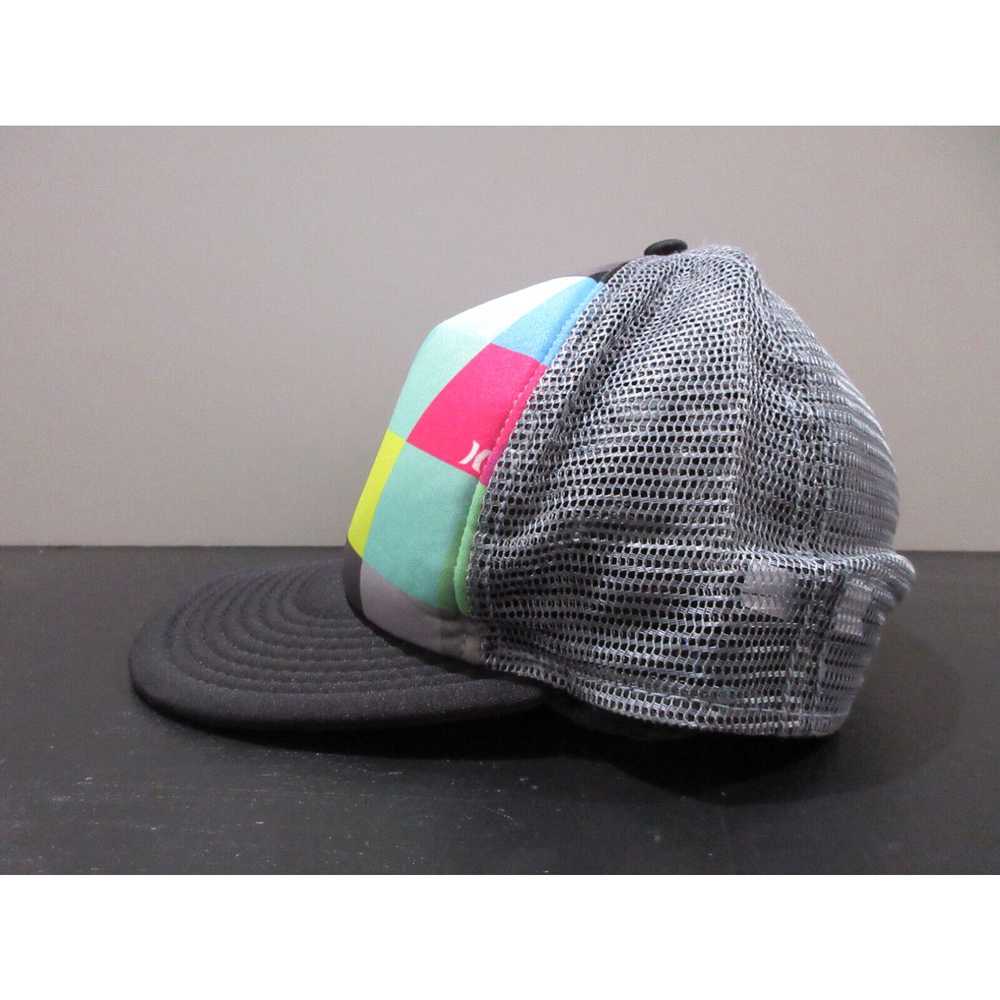 Hurley Hurley Hat Cap Snap Back Black Gray Trucke… - image 3