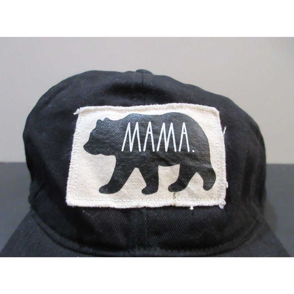 Vintage Rae Dunn Hat Cap Strap Back Black White M… - image 2