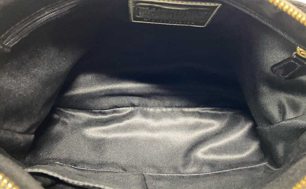 Coach Monogrammed Shoulder Bag Black, Grey - image 6