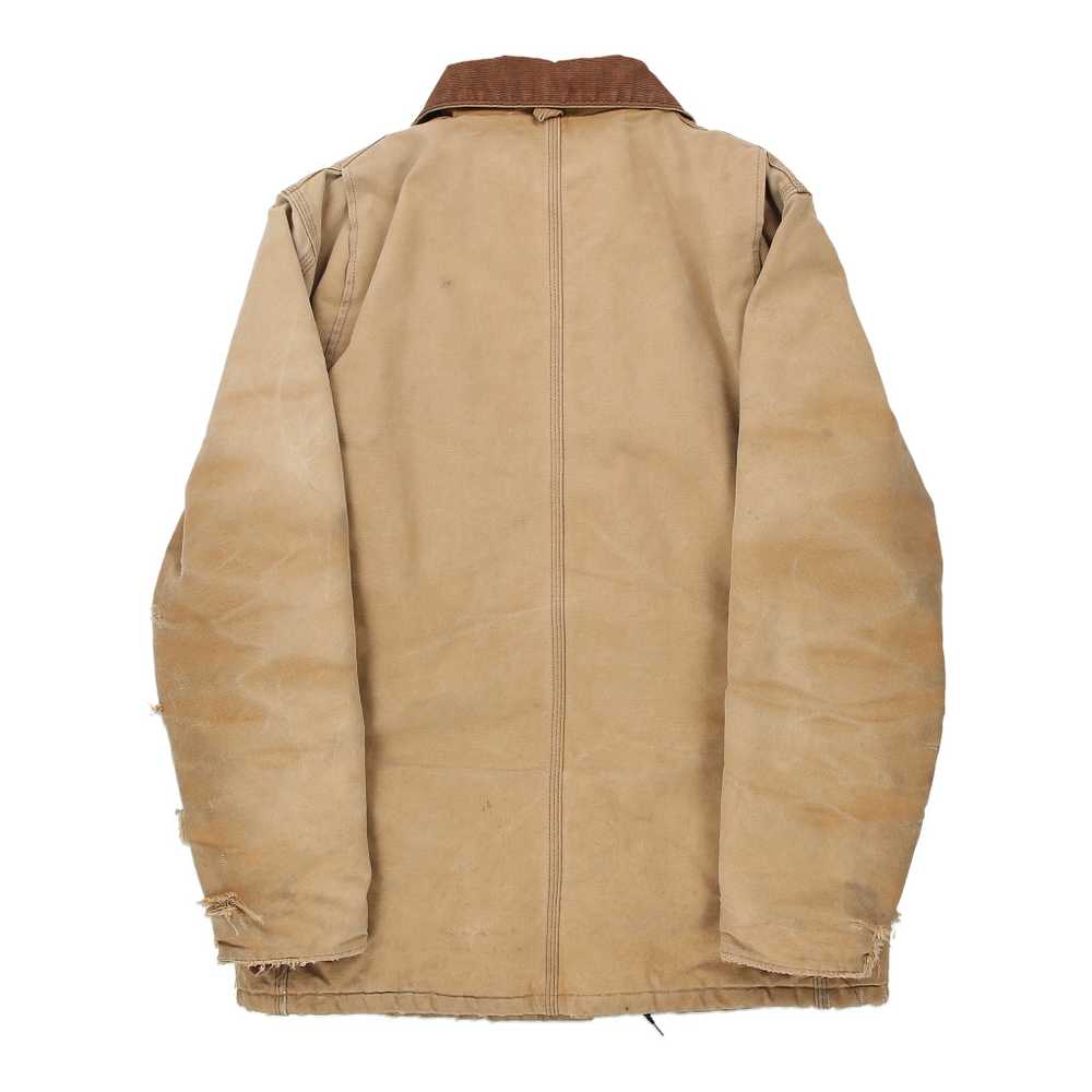 Heavily Worn Carhartt Jacket - XL Brown Cotton - image 2