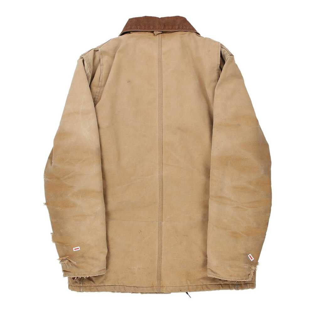Heavily Worn Carhartt Jacket - XL Brown Cotton - image 4