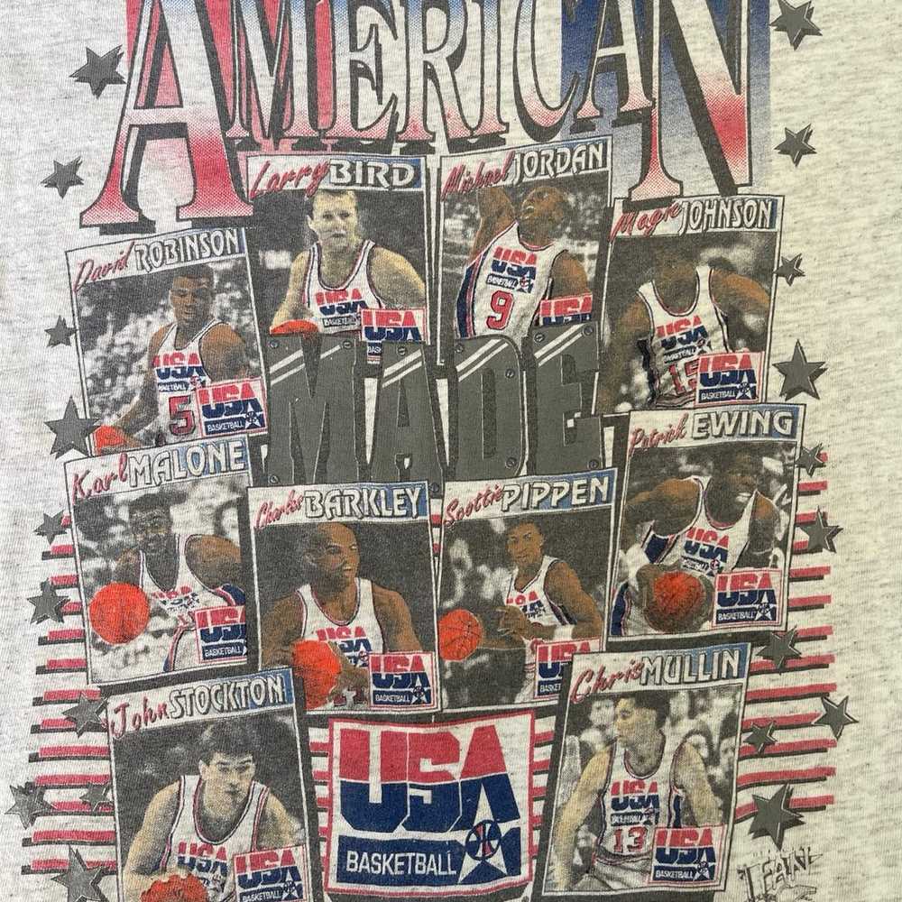Vintage 90s USA Basketball Olympics Dream Team Sh… - image 2