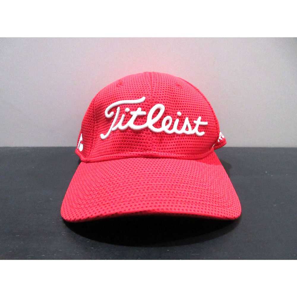 Titleist Titleist Hat Cap Fitted Adult Medium Red… - image 1