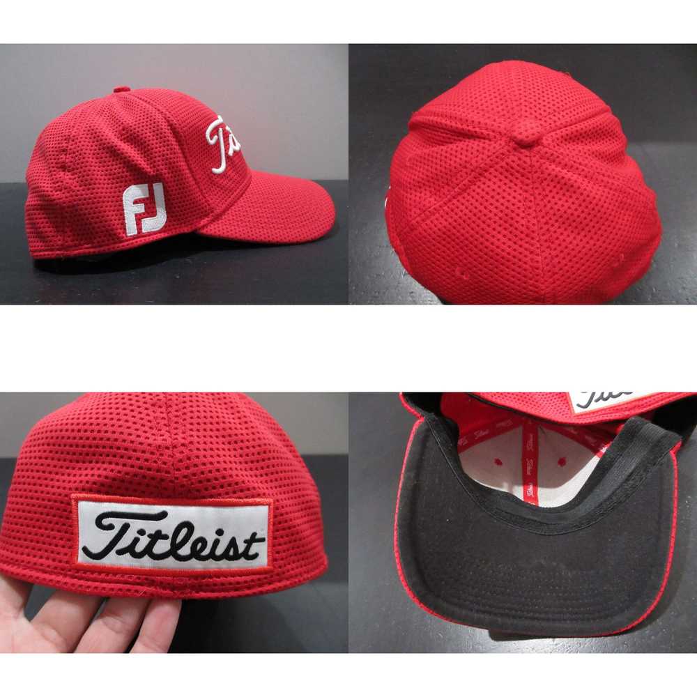 Titleist Titleist Hat Cap Fitted Adult Medium Red… - image 4