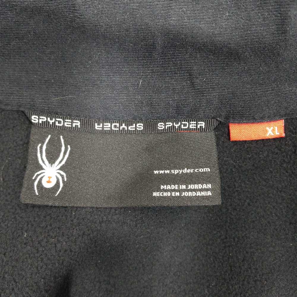 Spyder Black And Red Quarter Zip Pullover Jacket … - image 4