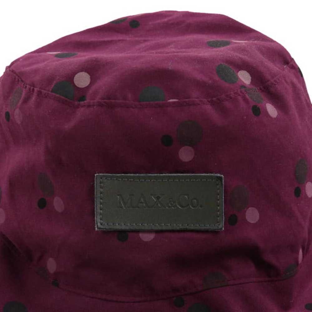 Max & Co Polka Dot Bucket Hat - No Size Purple Ny… - image 3