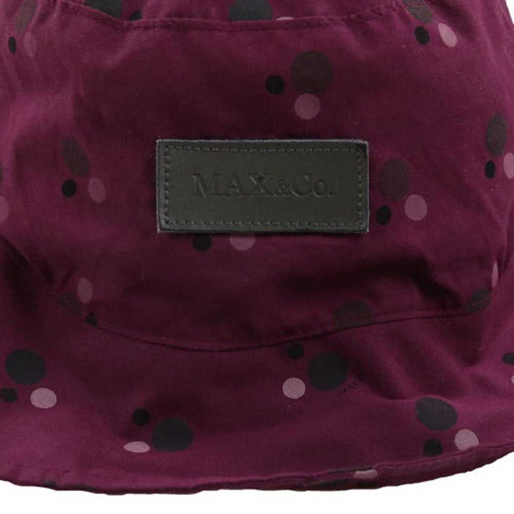 Max & Co Polka Dot Bucket Hat - No Size Purple Ny… - image 4