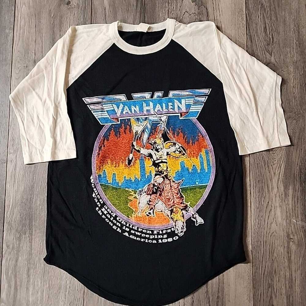 Vintage 1980s Van Halen Fair Warning Band Concert… - image 1