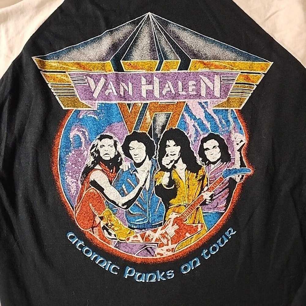 Vintage 1980s Van Halen Fair Warning Band Concert… - image 2
