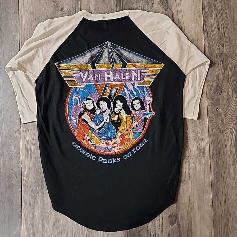 Vintage 1980s Van Halen Fair Warning Band Concert… - image 4