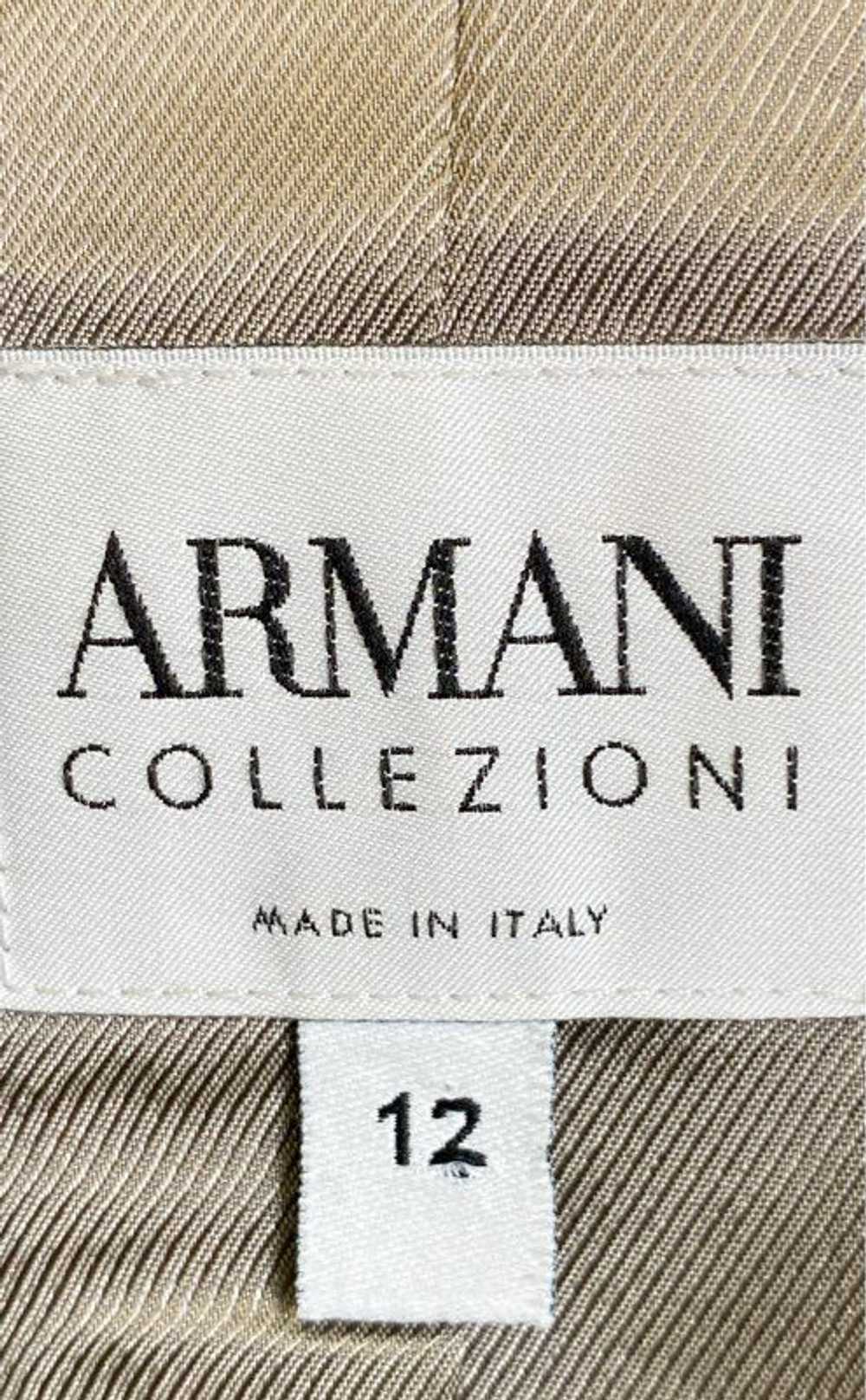 Armani Collezioni Brown Jacket - Size 12 - image 3