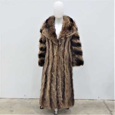 Vintage Minerva By Evans Women's Raccoon Fur Coat - image 1