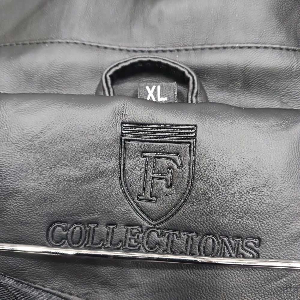 Ferrari F Collections Men's Leather Jacket Size XL - image 4