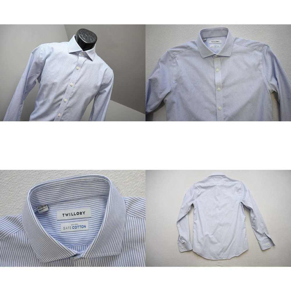 Vintage Twillory Untuckable Dress Shirt Tailored … - image 4