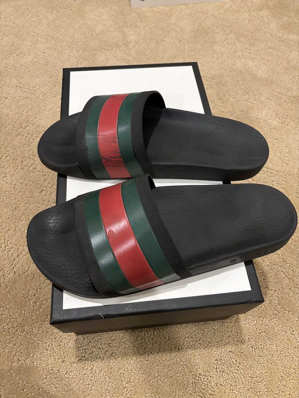 Gucci Gucci Slides Mens Size 9 - image 3