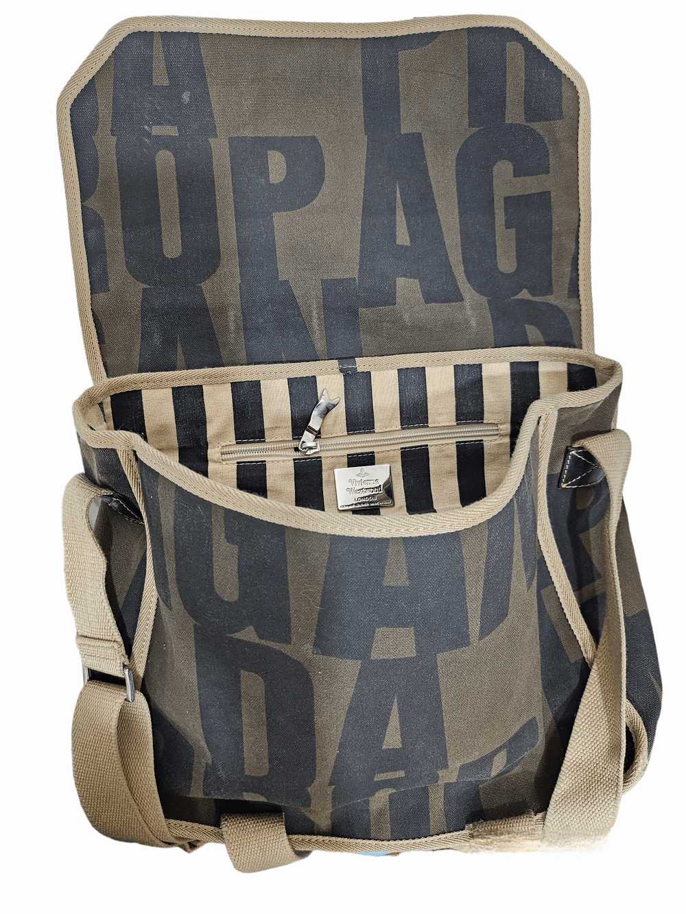 Vivienne Westwood Propaganda Canvas Messenger Bag - image 5