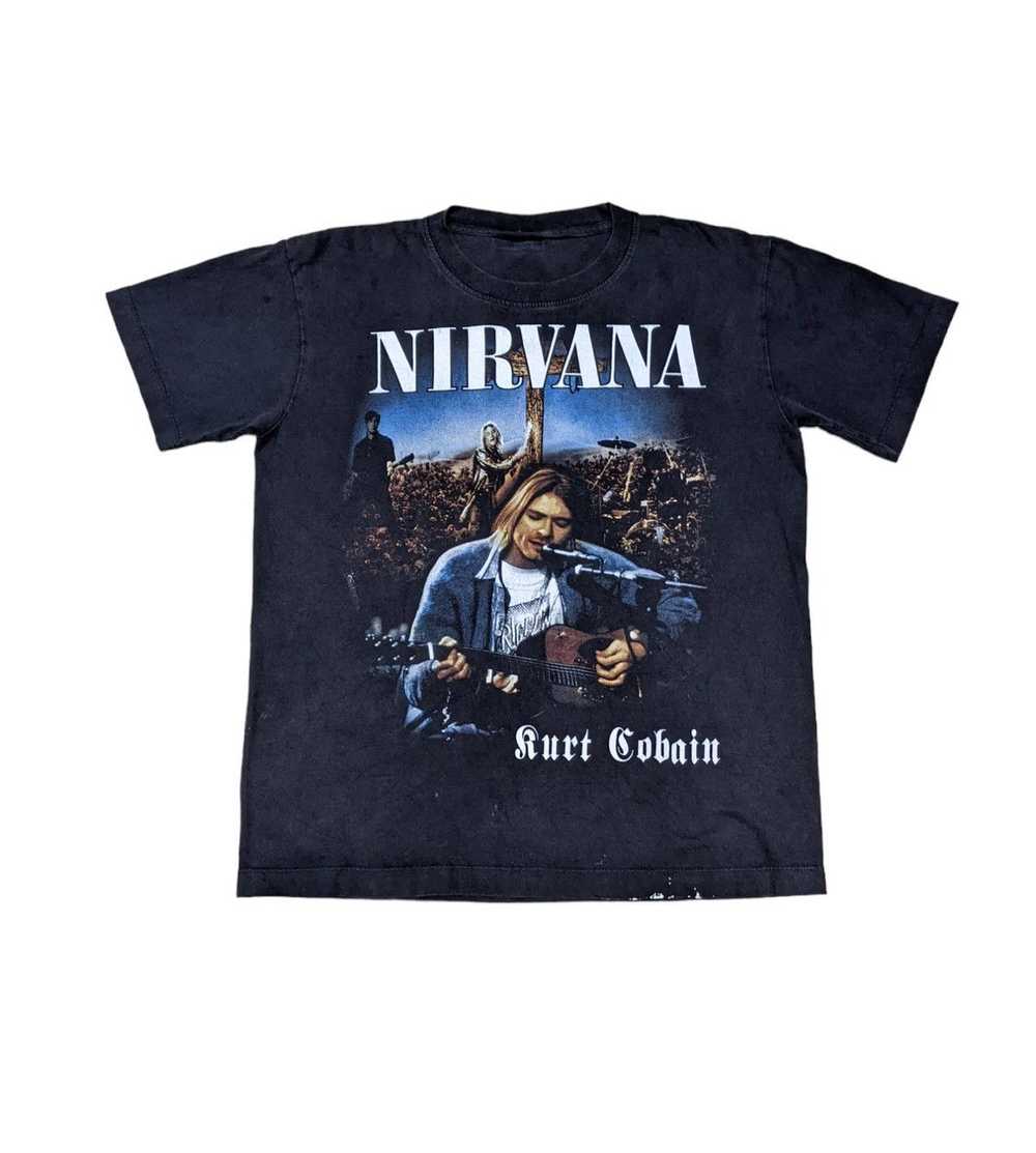 Band Tees × Nirvana × Vintage Vtg Nirvana Kurt Co… - image 1