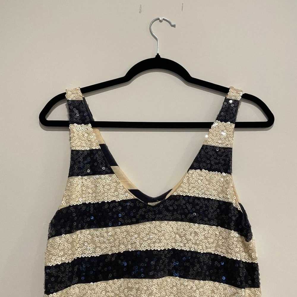 J. Crew Collection Striped Sequin Tank Top - image 3