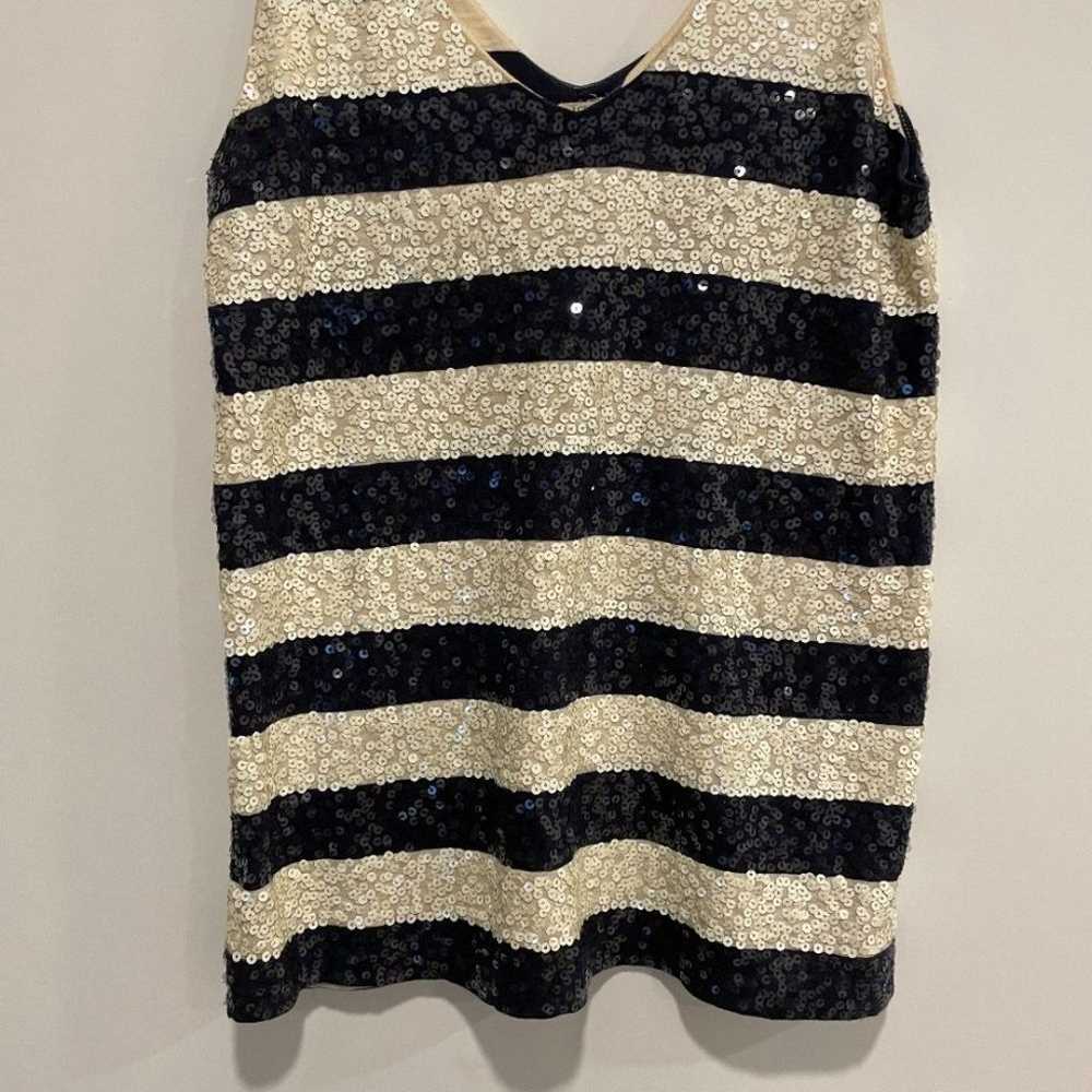 J. Crew Collection Striped Sequin Tank Top - image 4
