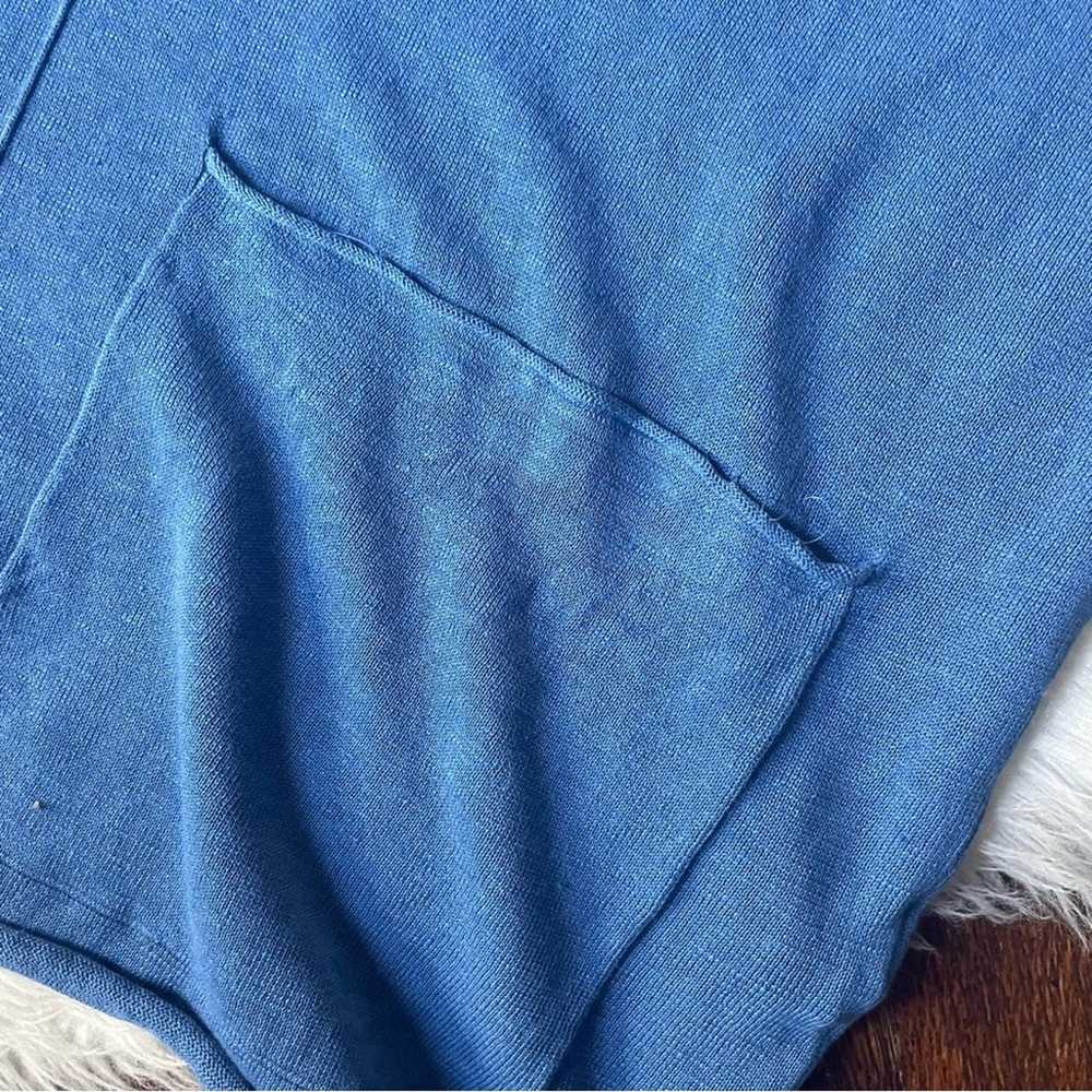 Eileen Fisher Cobalt Blue Sleeveless Knit Top Ove… - image 6