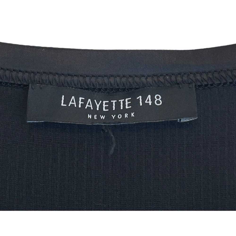 Lafayette 148 Velvet Ribbed Long Sleeve Blouse To… - image 4