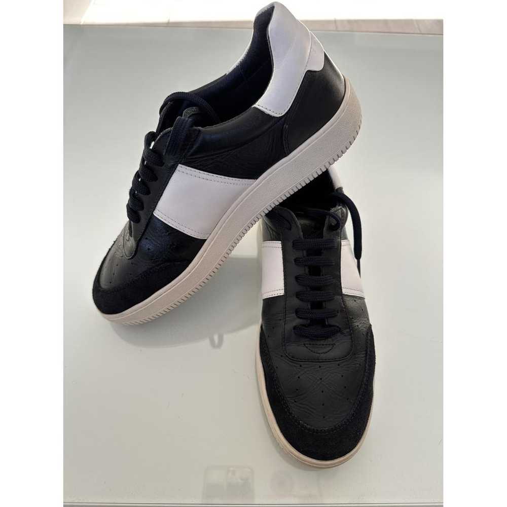 Sandro Leather low trainers - image 4