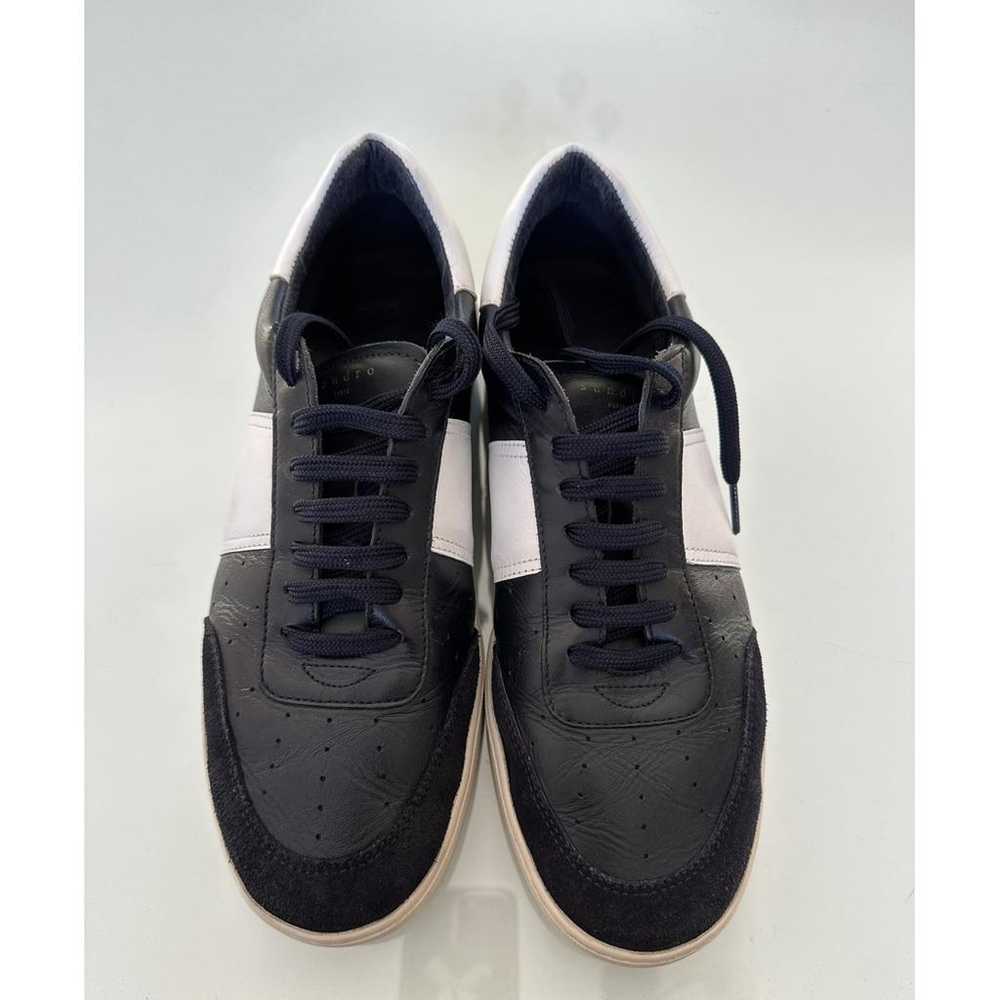 Sandro Leather low trainers - image 5