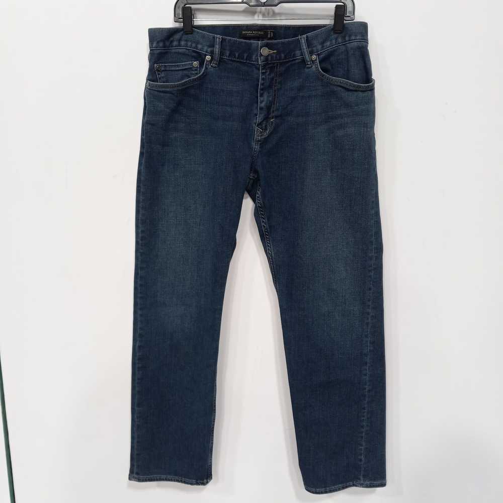 Banana Republic Men's Jeans Straight Fit Size 34X… - image 1