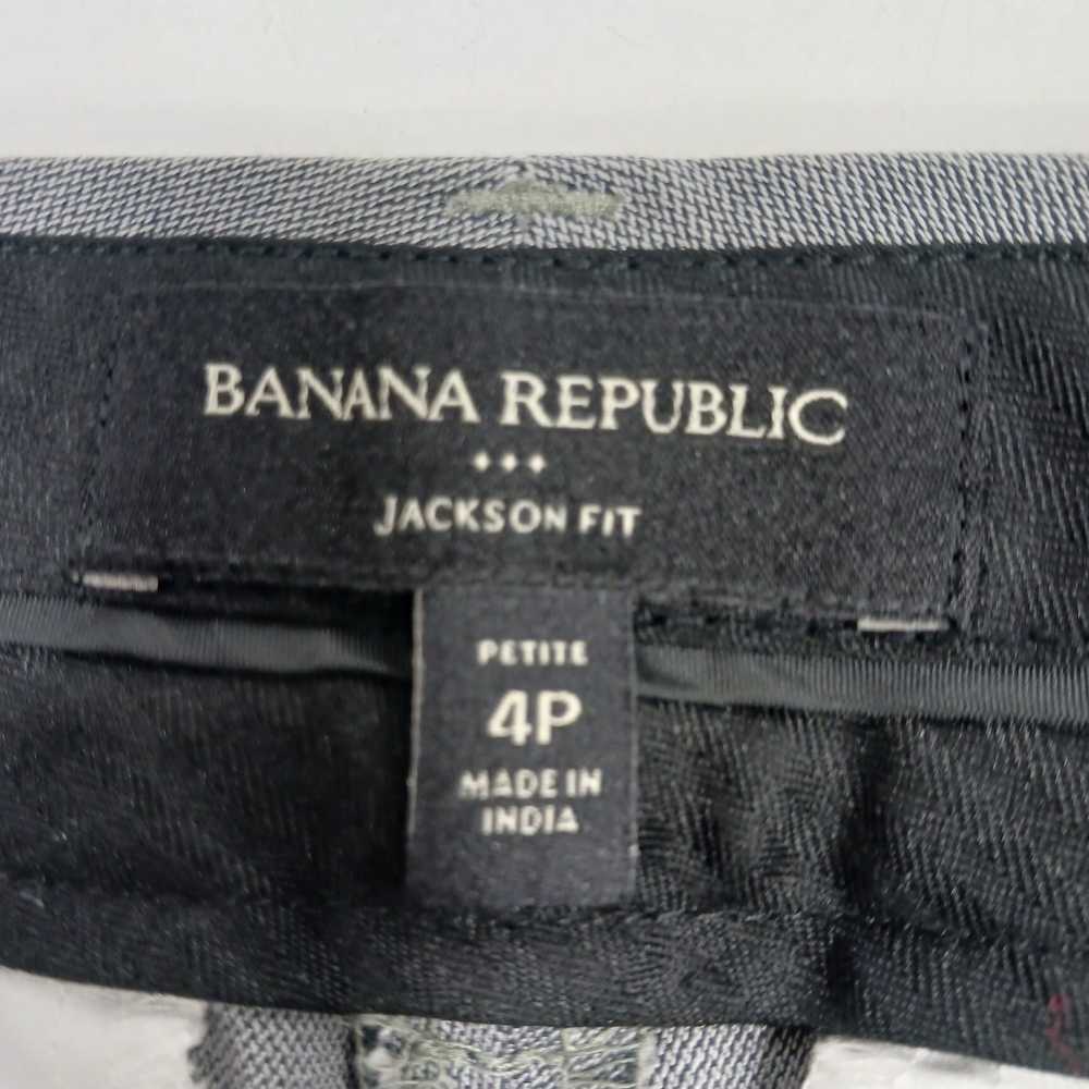 Banana Republic Women's Gray Dress Pants Size 4P - image 3
