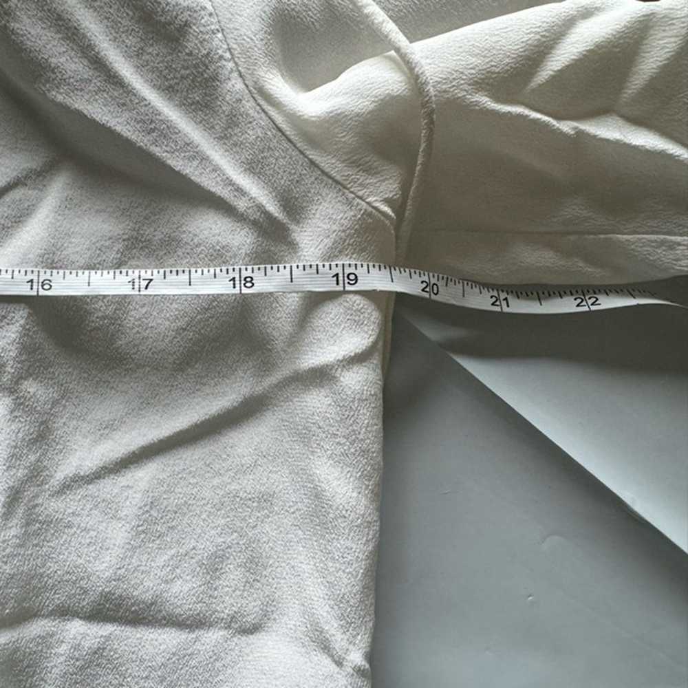 Scanlan Theodore White Silk Blouse Long Sleeve 2 - image 7