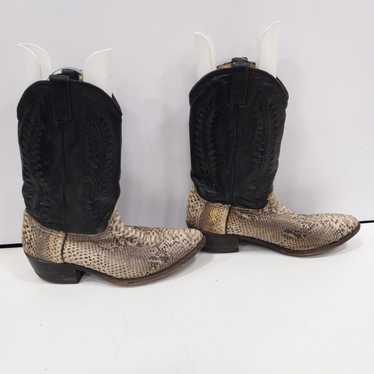 Abilene Leather Cowboy Boots Size 12D - image 1