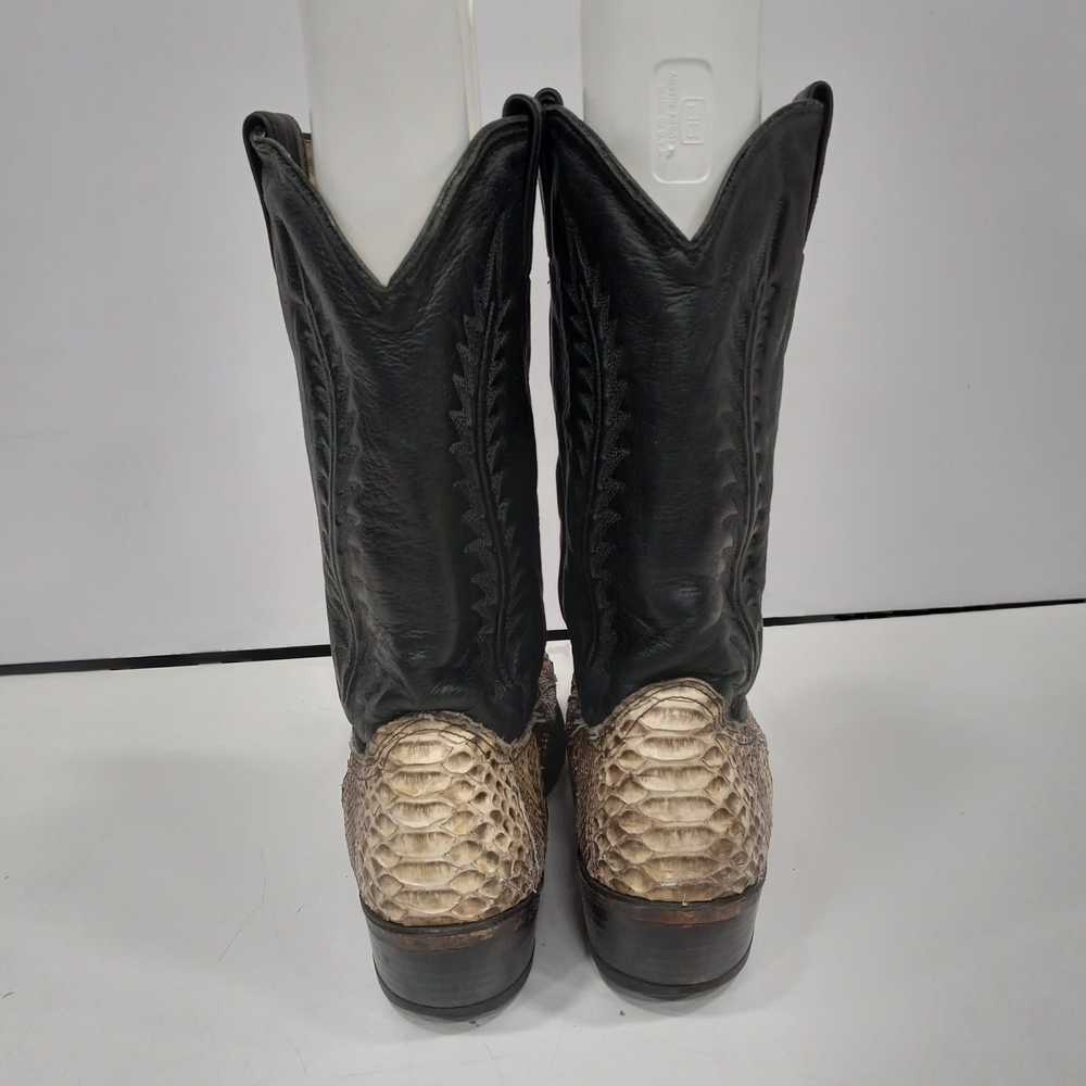 Abilene Leather Cowboy Boots Size 12D - image 4