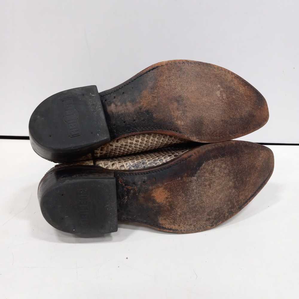 Abilene Leather Cowboy Boots Size 12D - image 5