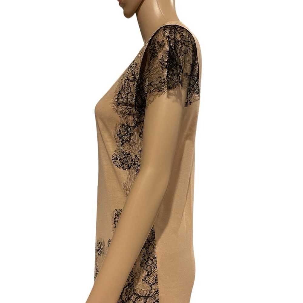 Valentino T-Shirt Couture Lace Top Size Small - image 4