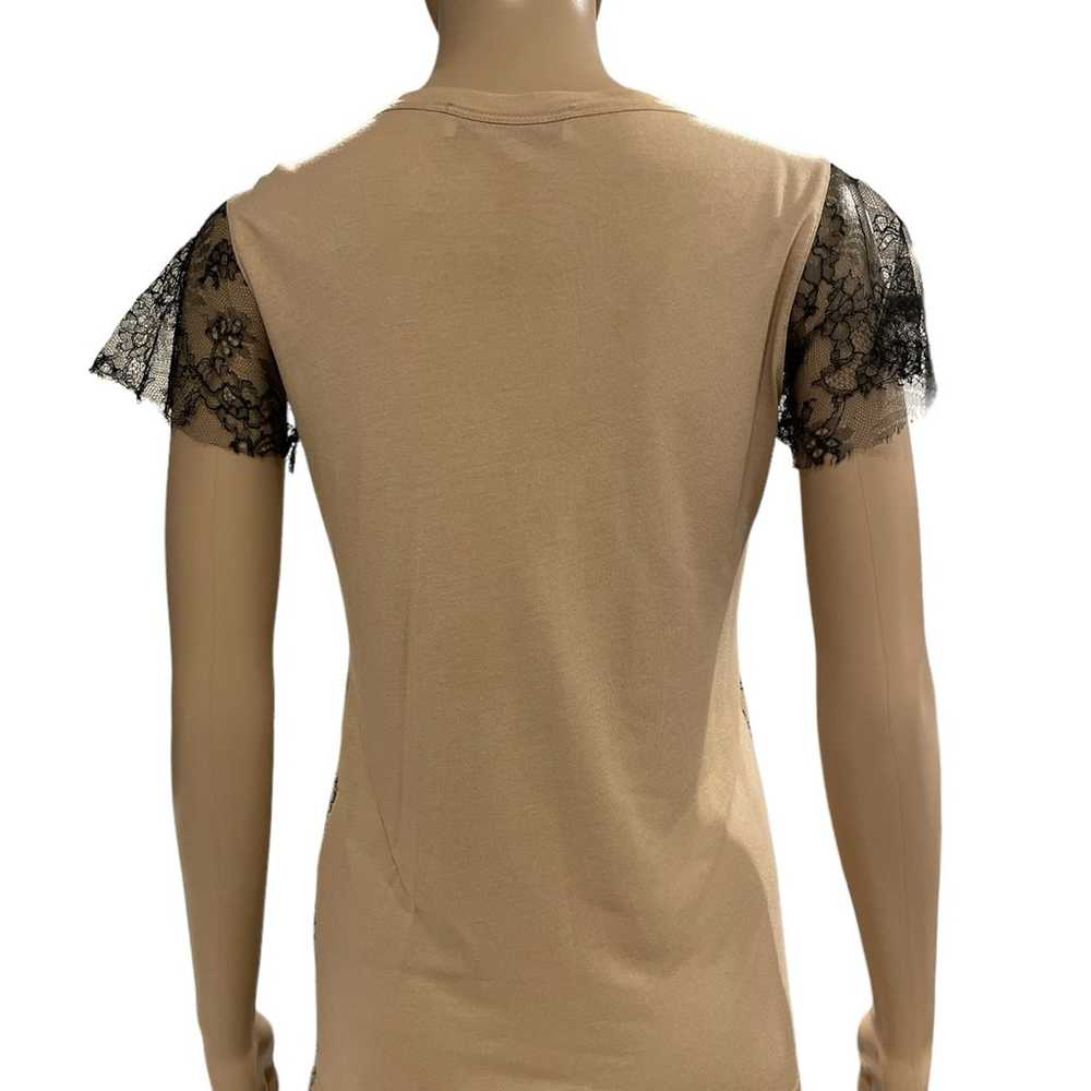Valentino T-Shirt Couture Lace Top Size Small - image 5