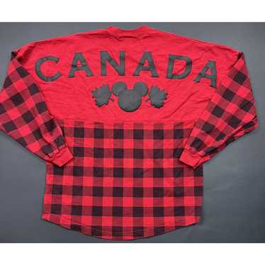 Disney Parks Spirit Jersey Shirt O Canada Red Pla… - image 1