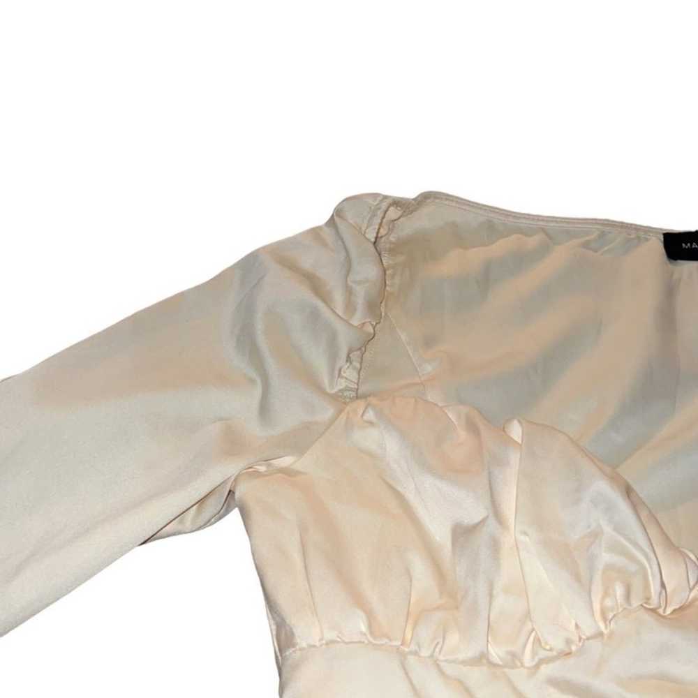Majorelle Waldorf Ivory Tie Front Blouse Top - image 5